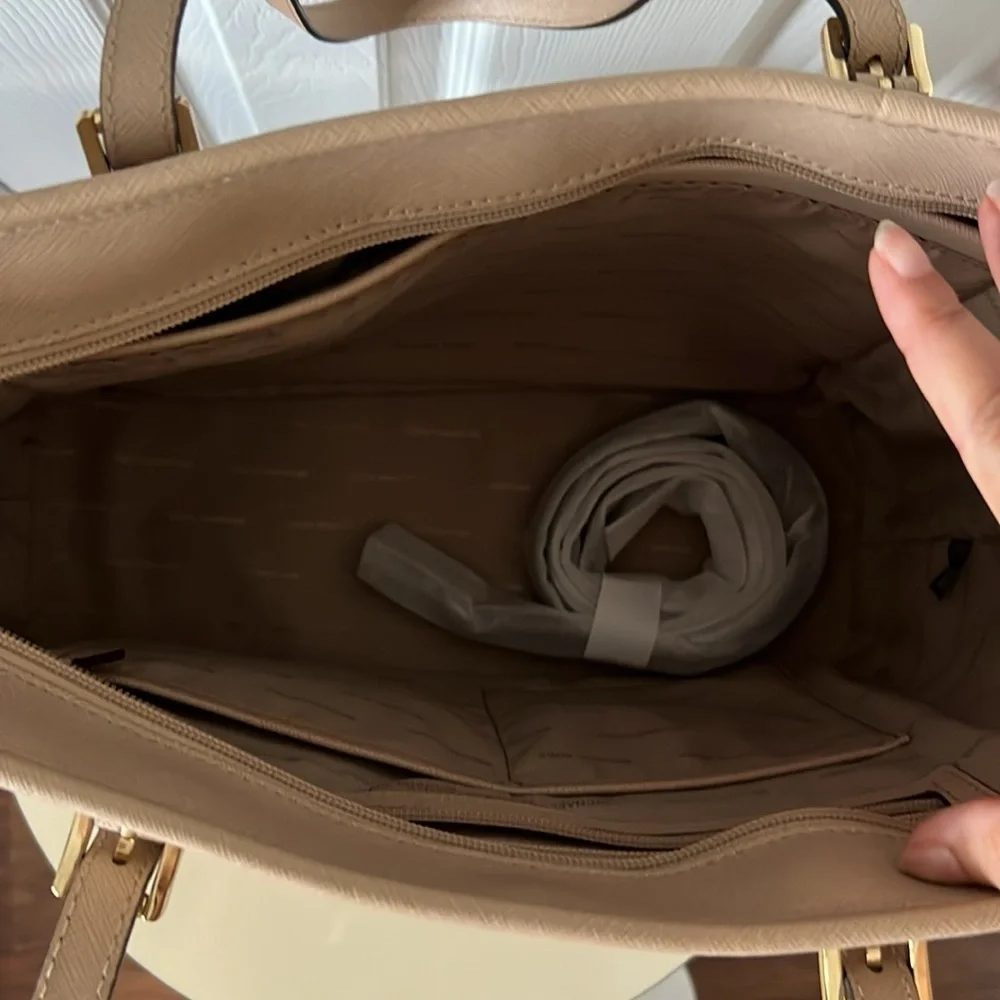 Tan/Khaki Michael Kors Tote Bag